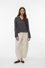 Vero Moda Camisa de bolinhas Preto