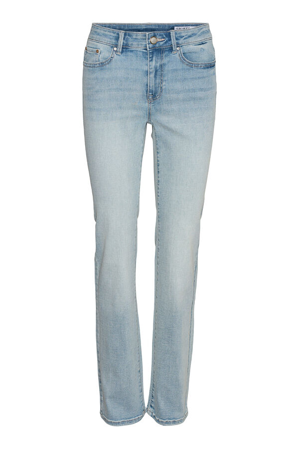Vero Moda Jeans retas de cintura subida Azul