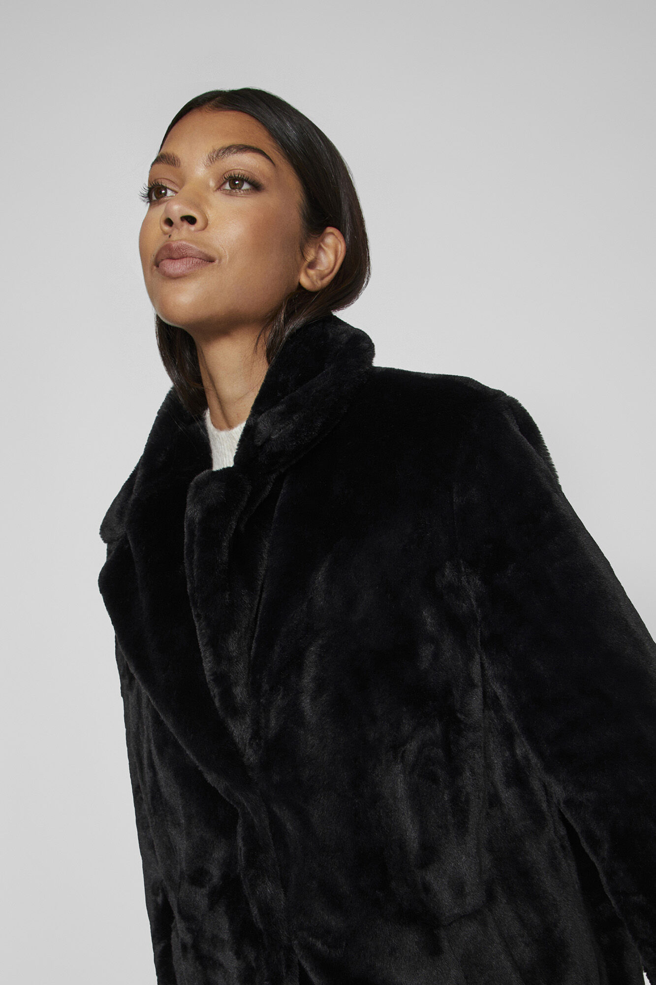 Teddy coat Women s coats and parkas Cortefiel