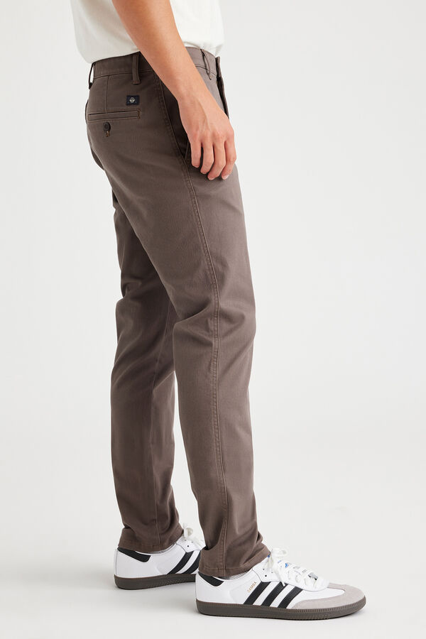 Cortefiel Casual Chino Pants Brown