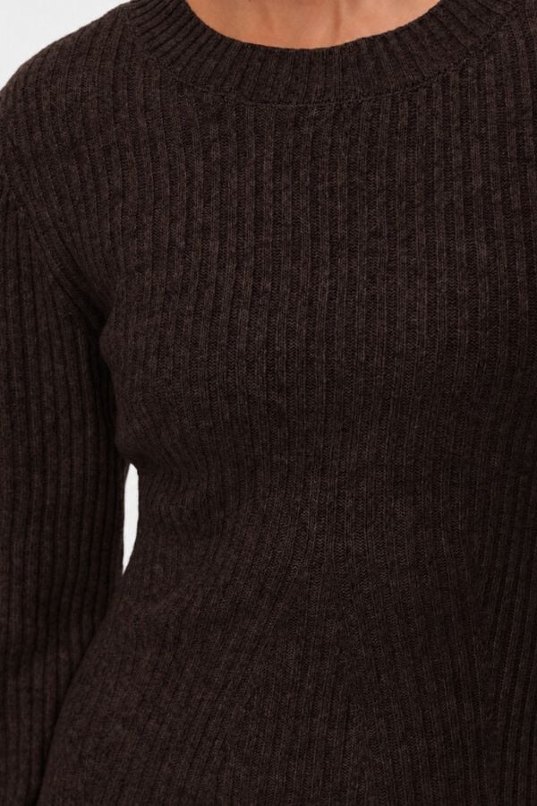 Vero Moda Knit short dress Dark brown