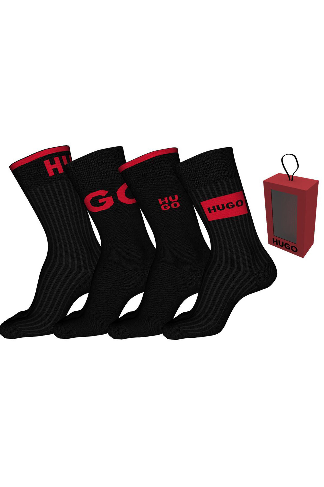 HUGO Pack 4 pares de calcetines