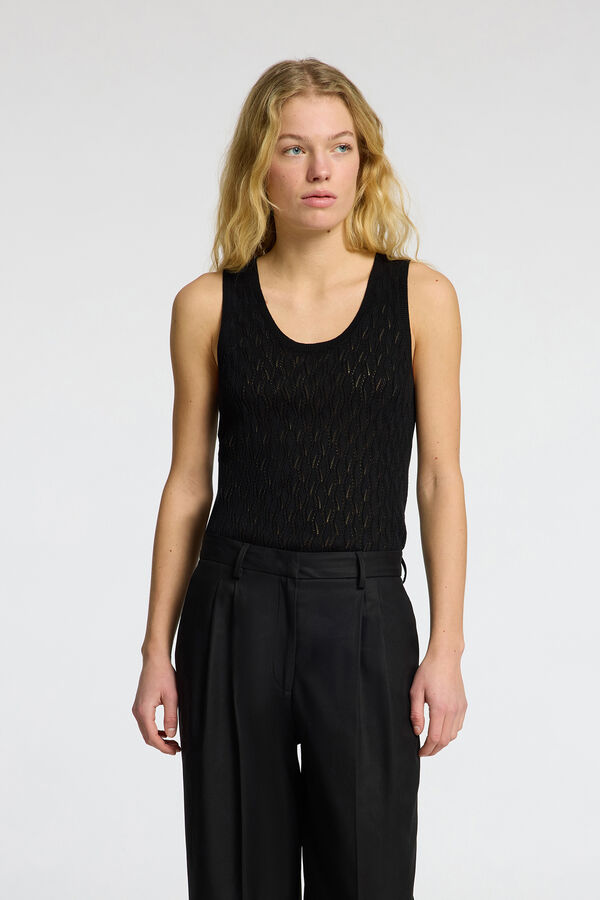 Selected Femme Top de malha  Preto