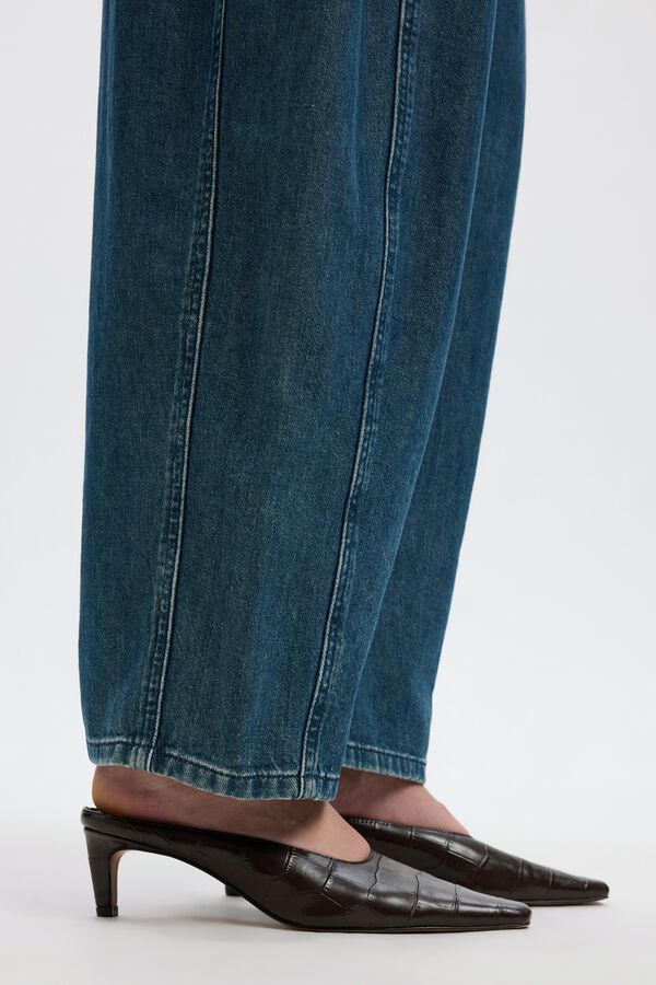 Selected Jeans Barrel Fit Azul