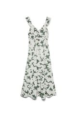 Vero Moda Cotton midi dress Green