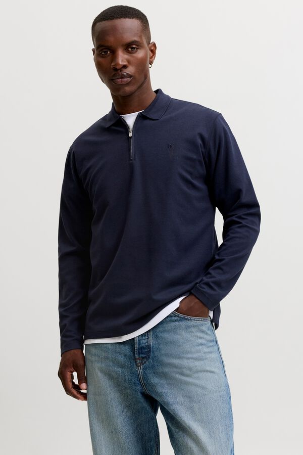 Jack & Jones Polo interlock regular fit Azul