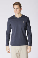 Us Polo T-shirt manga manga Joel Azul