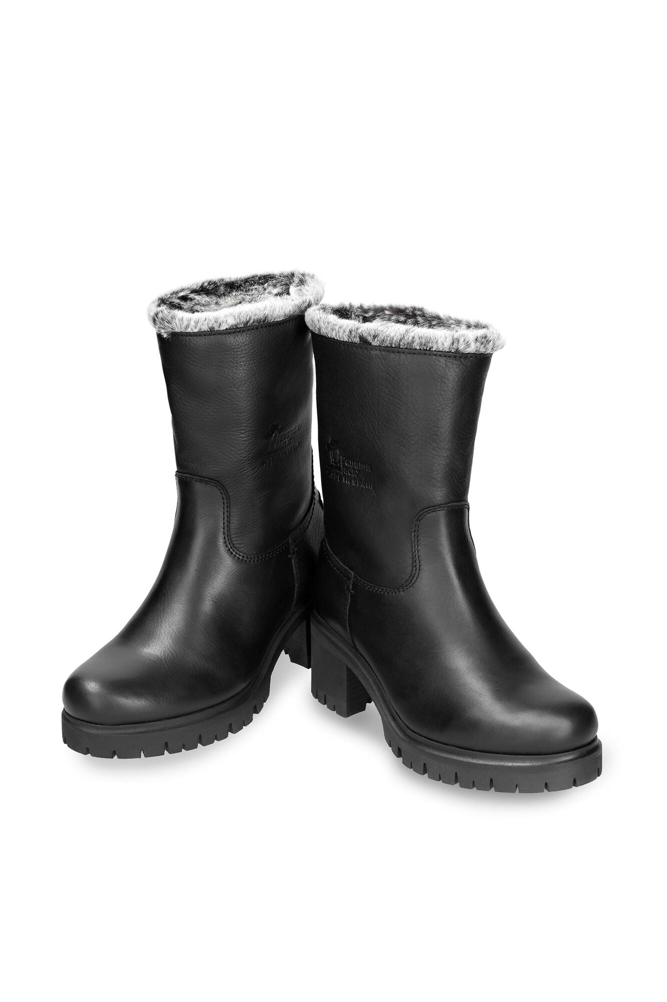 Panama Jack Botas de mulher com salto em pele napa