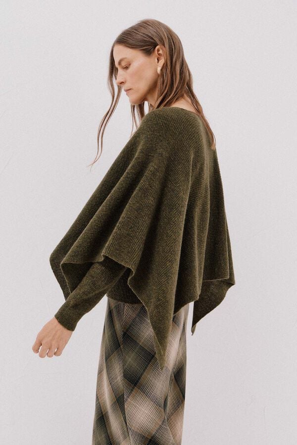 Cortefiel Jersey built-in layer Green