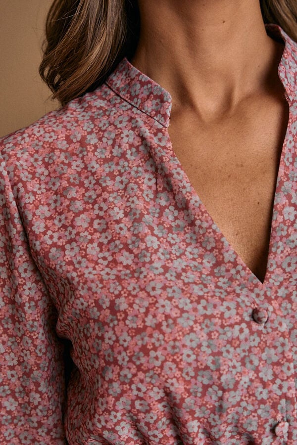 Polín Et Moi Vestido florido lilás Roxo