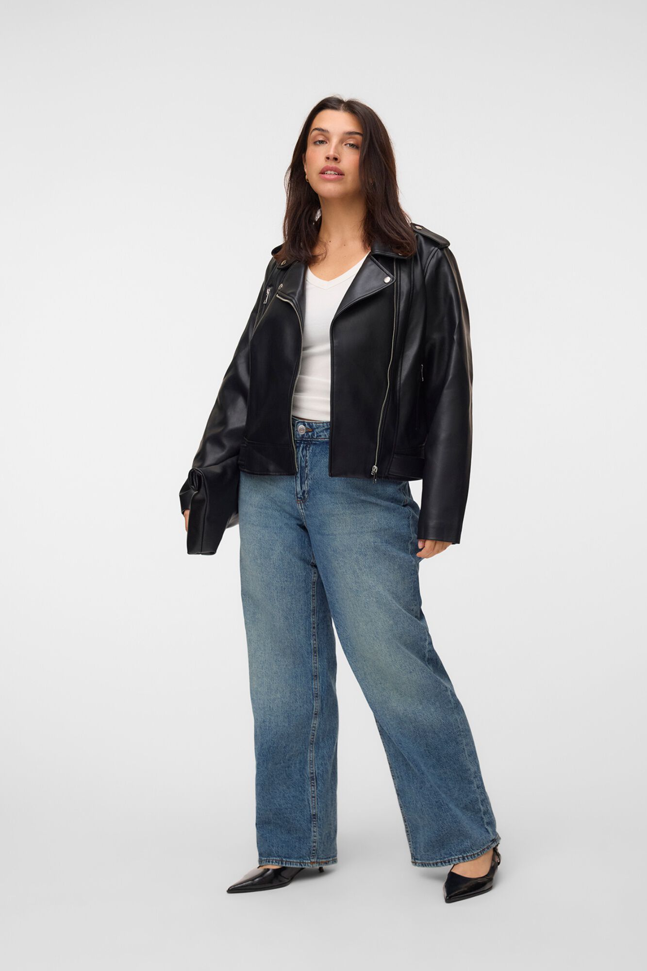 Vero Moda Curve Blus&atilde;o biker