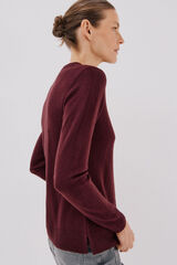 Cortefiel Soft feel jumper Maroon