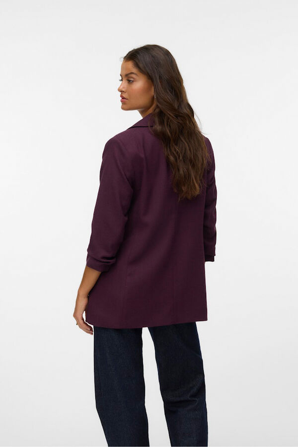Vero Moda Blazer com manga 3/4 Roxo