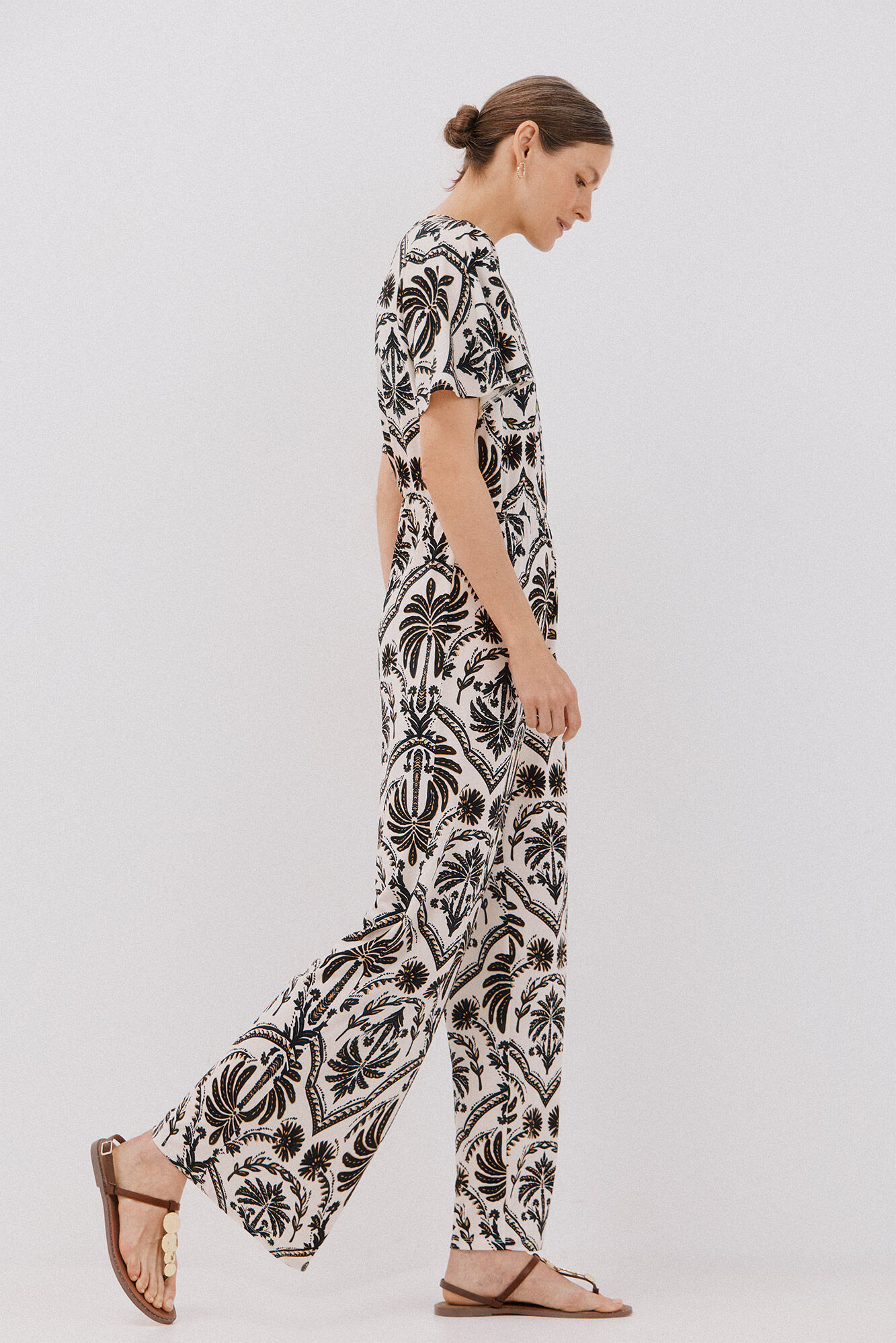 Cortefiel Printed jumpsuit