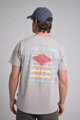 Cloking Camiseta lavada Cinzento