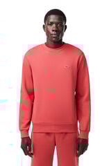 Lacoste Camisola de algodão cardado com fit folgado Vermelho