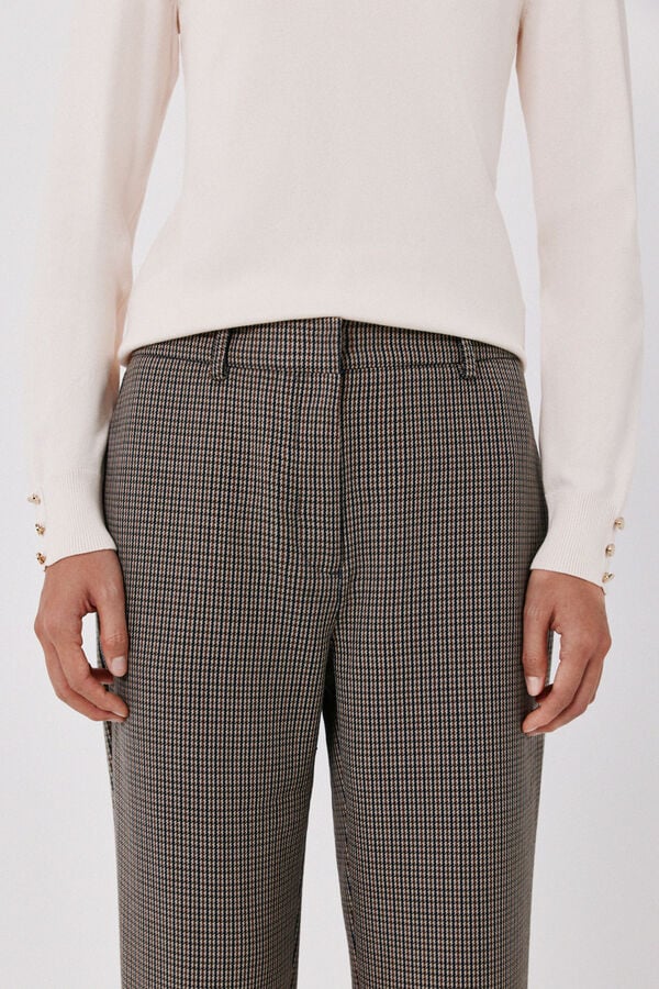 Cortefiel Women's tailored trousers Multicolour