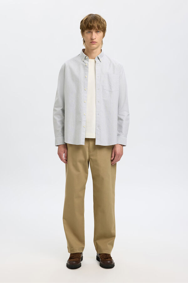 Selected Regular Fit Oxford Shirt  Multicolour