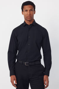 Cortefiel Slim fit easy-iron ottoman dress shirt
