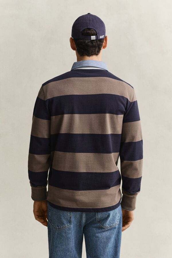 Gant Polo rugby cl&aacute;ssico Tostado