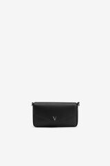 Cortefiel Plain crossbody bag Black