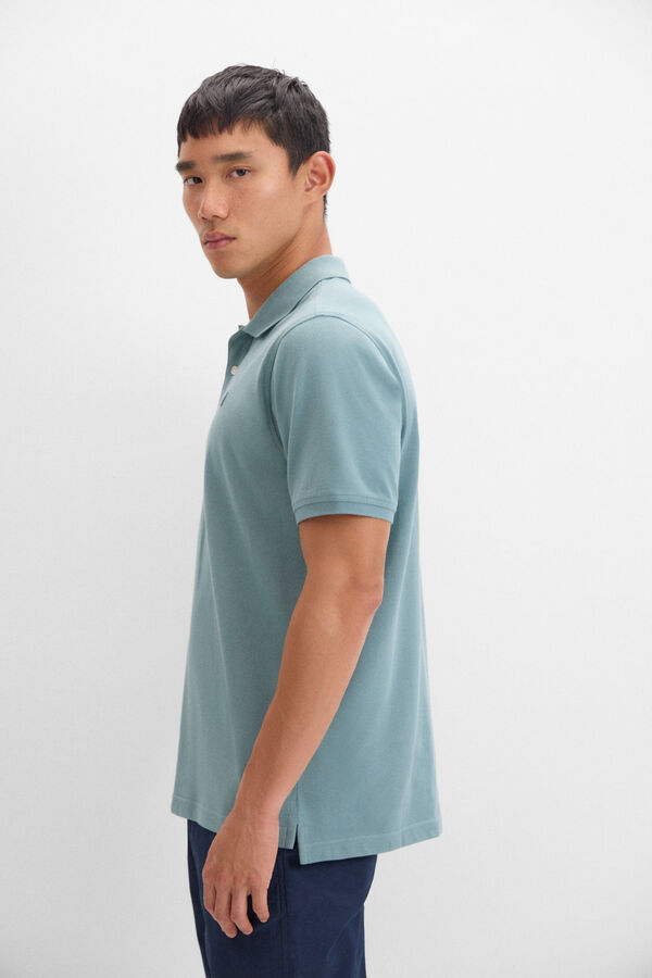 Cortefiel Essential polo shirt Kaki