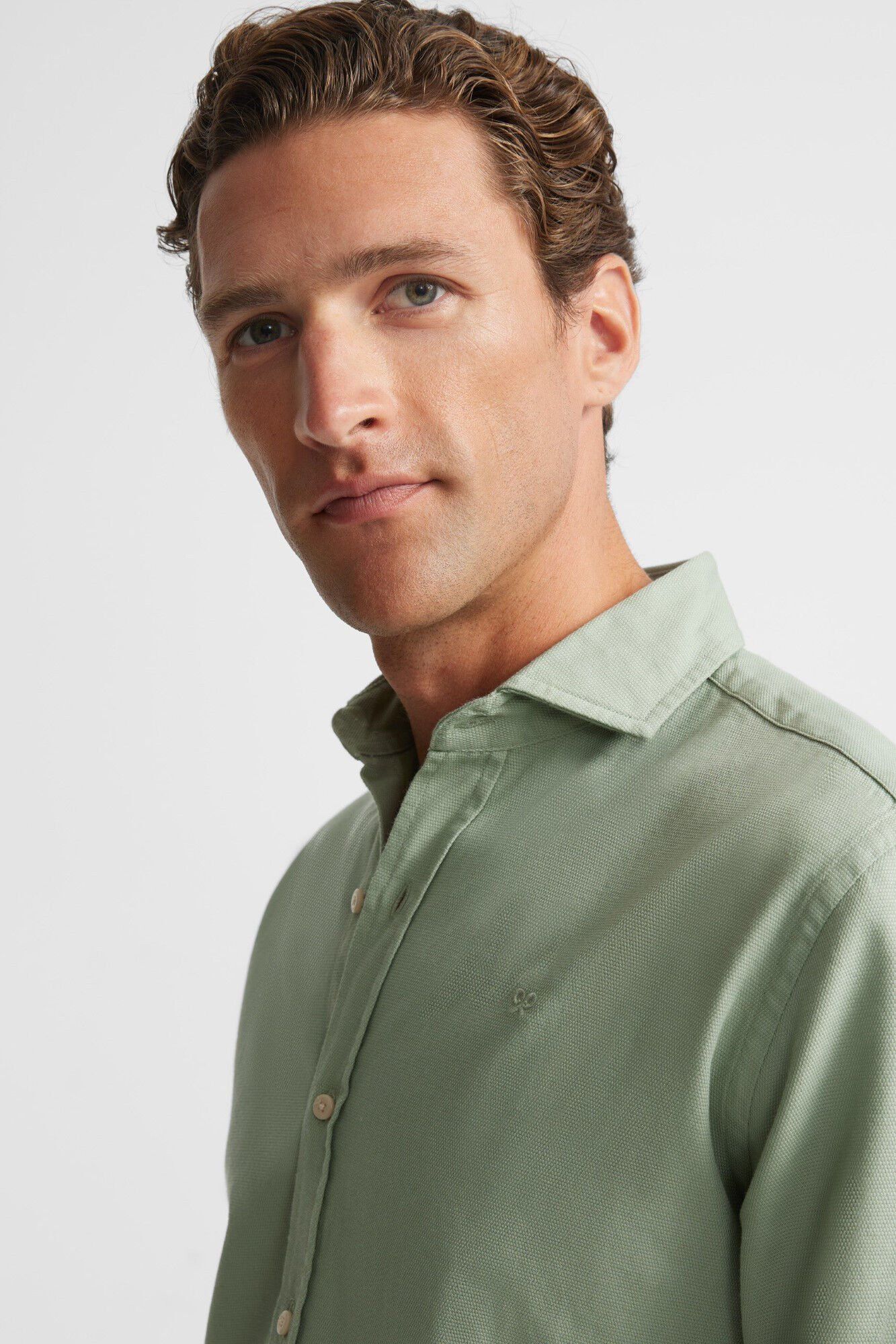 Silbon Camisa sport lisa micropique