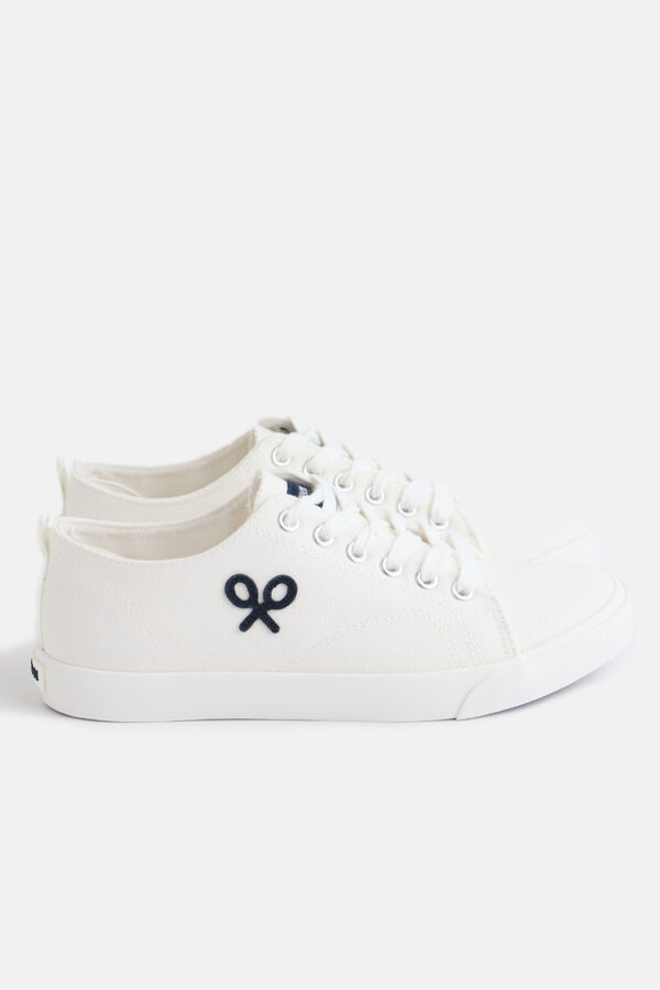Silbon Classic canvas sneaker White