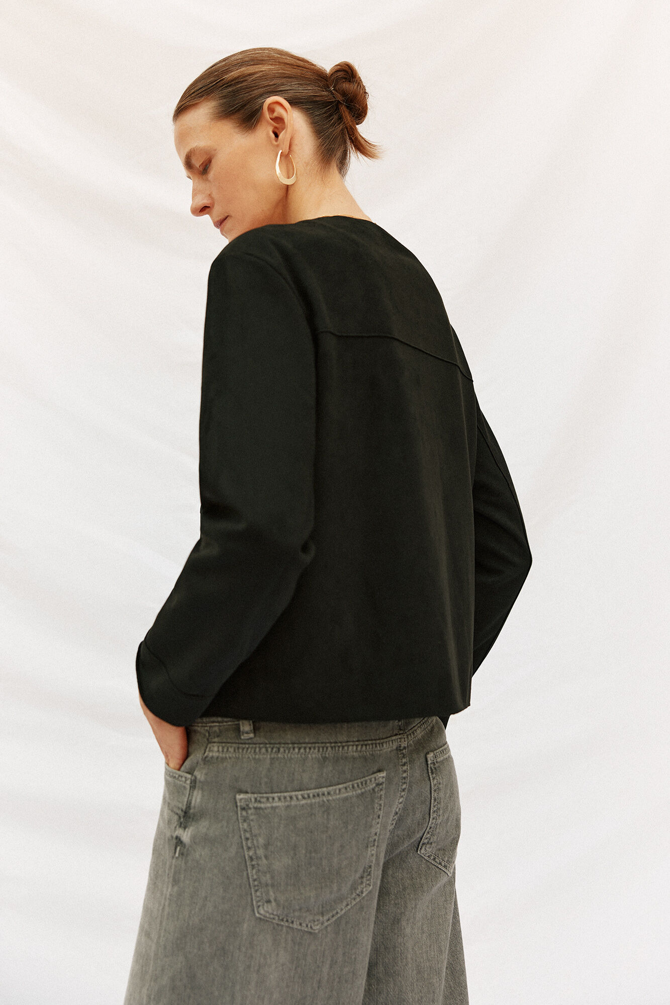 Cortefiel Faux leather jacket