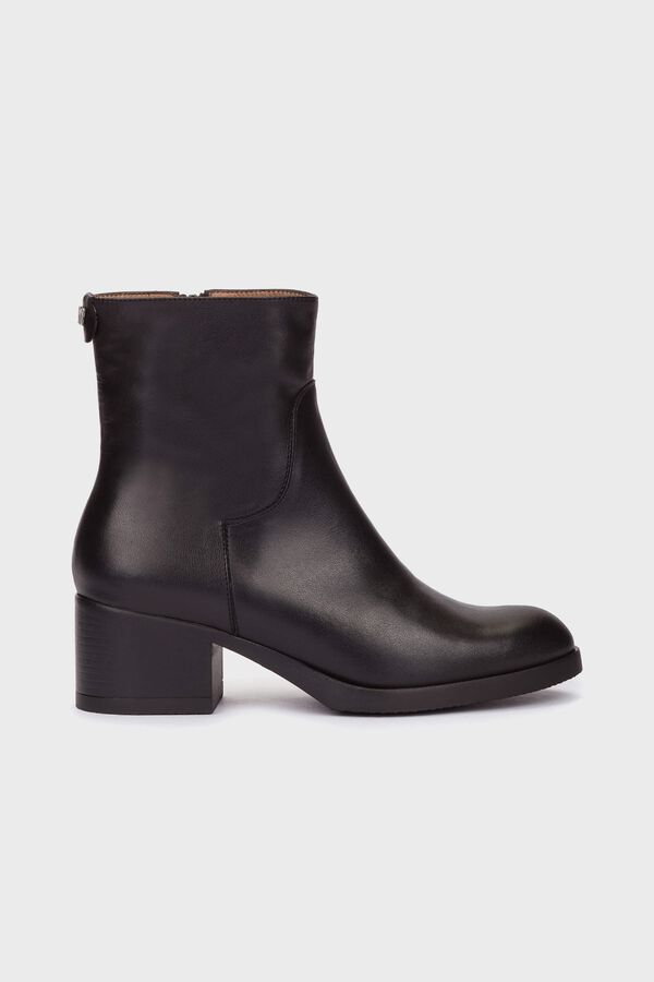 Wonders Botins Santa Fe 61 em pele Preto