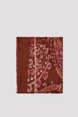 Cortefiel Len&ccedil;o quadrado paisley Laranja