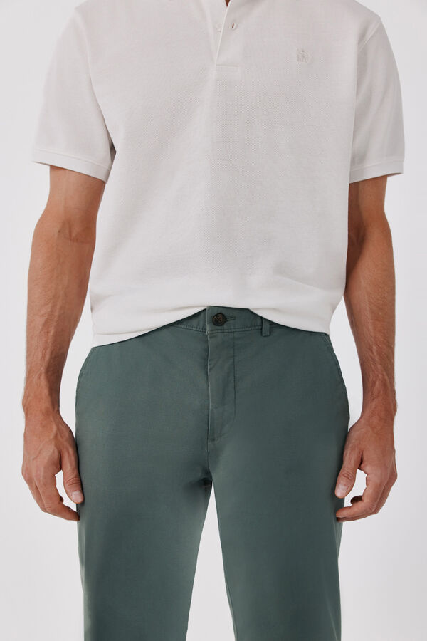 Cortefiel Light regular chinos Kaki