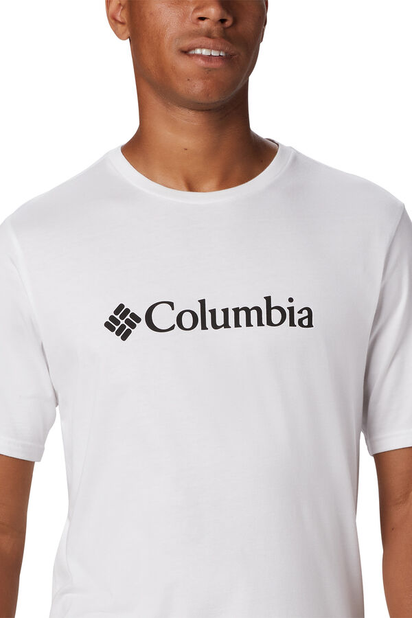 Cortefiel Columbia CSC Basic Logo short-sleeved T-shirt™ White