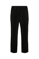 Cortefiel Pantalón plisado talla grande Negro