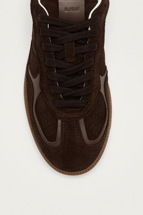 Alohas Chinelos de couro Tb.490 Rife Castanho