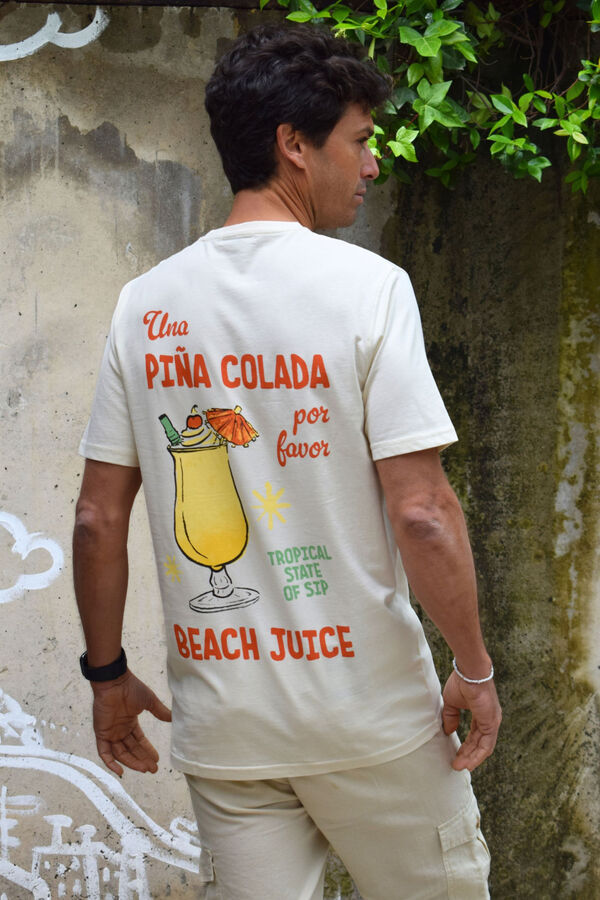 Cloking T-shirt Lavada Berry Best Ecru