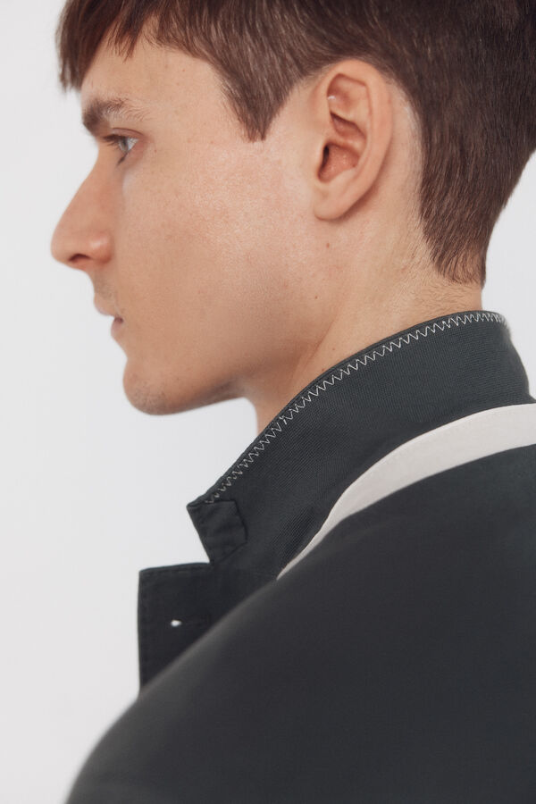 Cortefiel Blazer coordenado em mistura de linho Verde