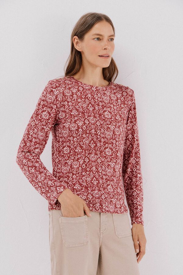 Cortefiel Camisa de caixa de botões Multicolorido