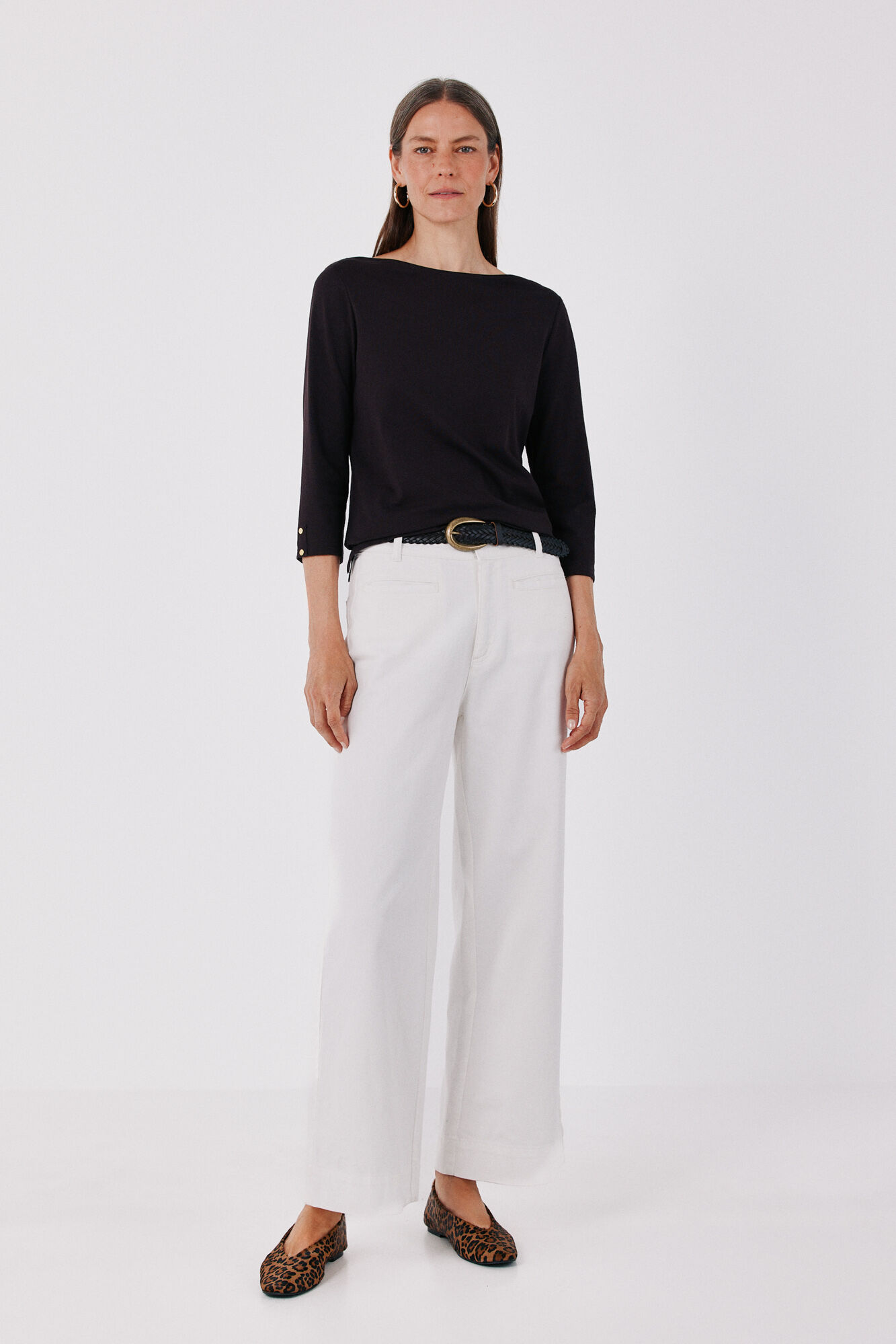 Cortefiel Boat neck T-shirt