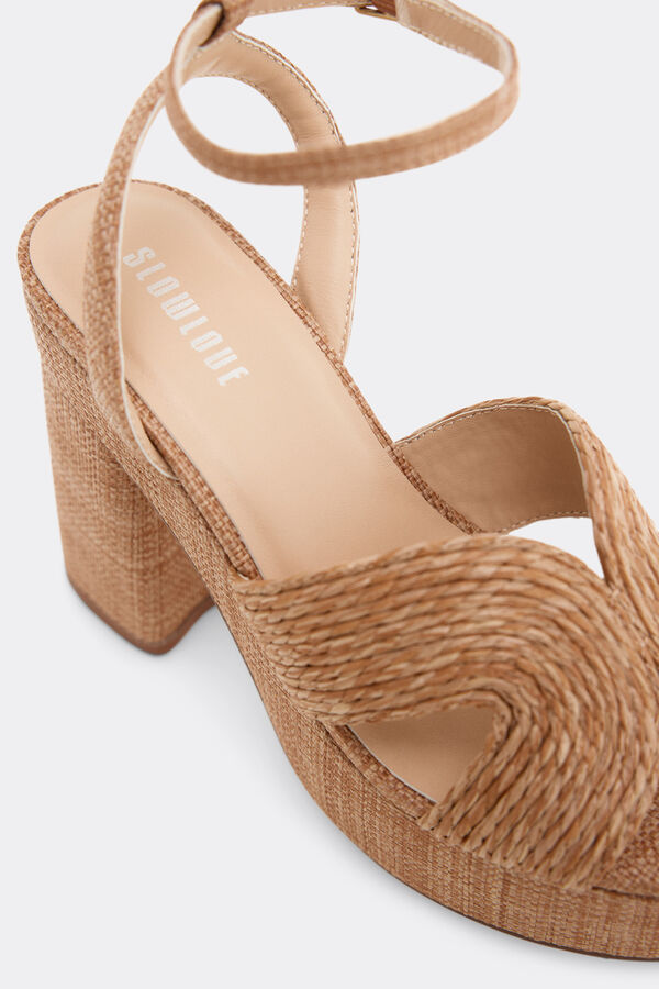 Slowlove Sandalia plataforma yute Arena