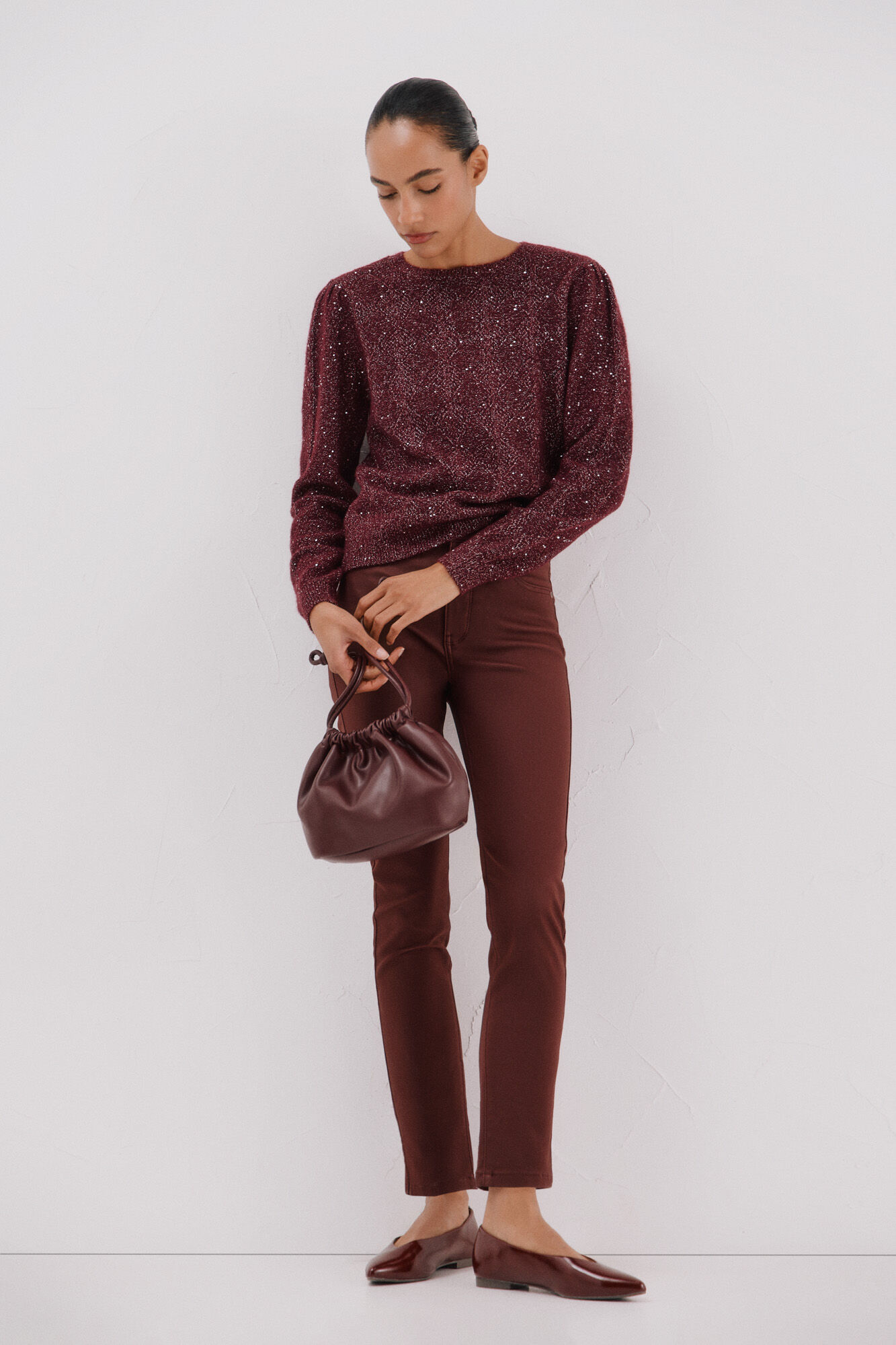 Cortefiel Sequin jersey-knit jersey