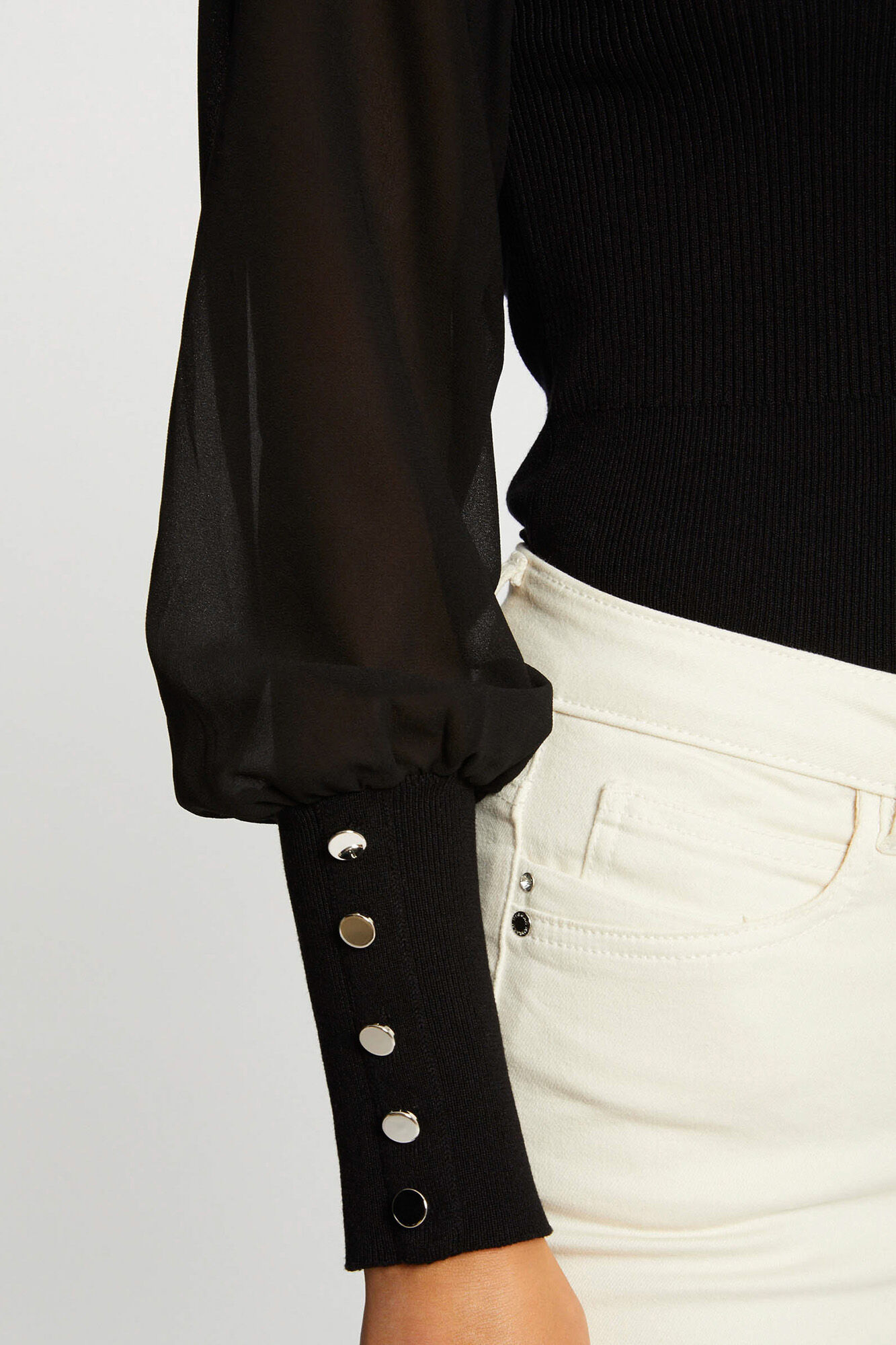 Jersey hotsell manga transparente