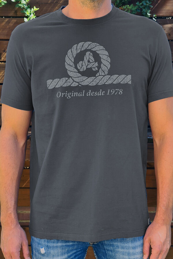 Amarras Camiseta Xarraca Unisex Gris