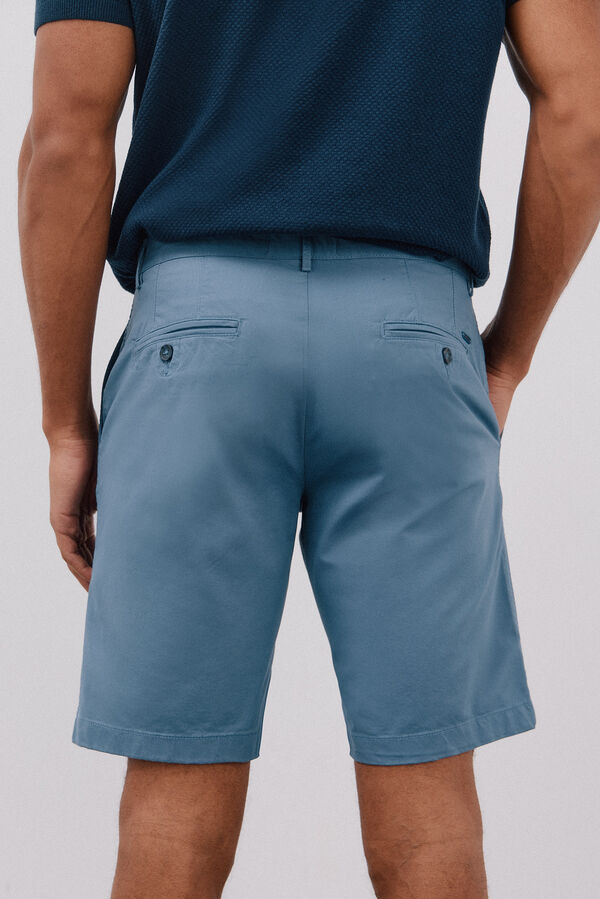 Cortefiel Chino bermuda shorts Blue