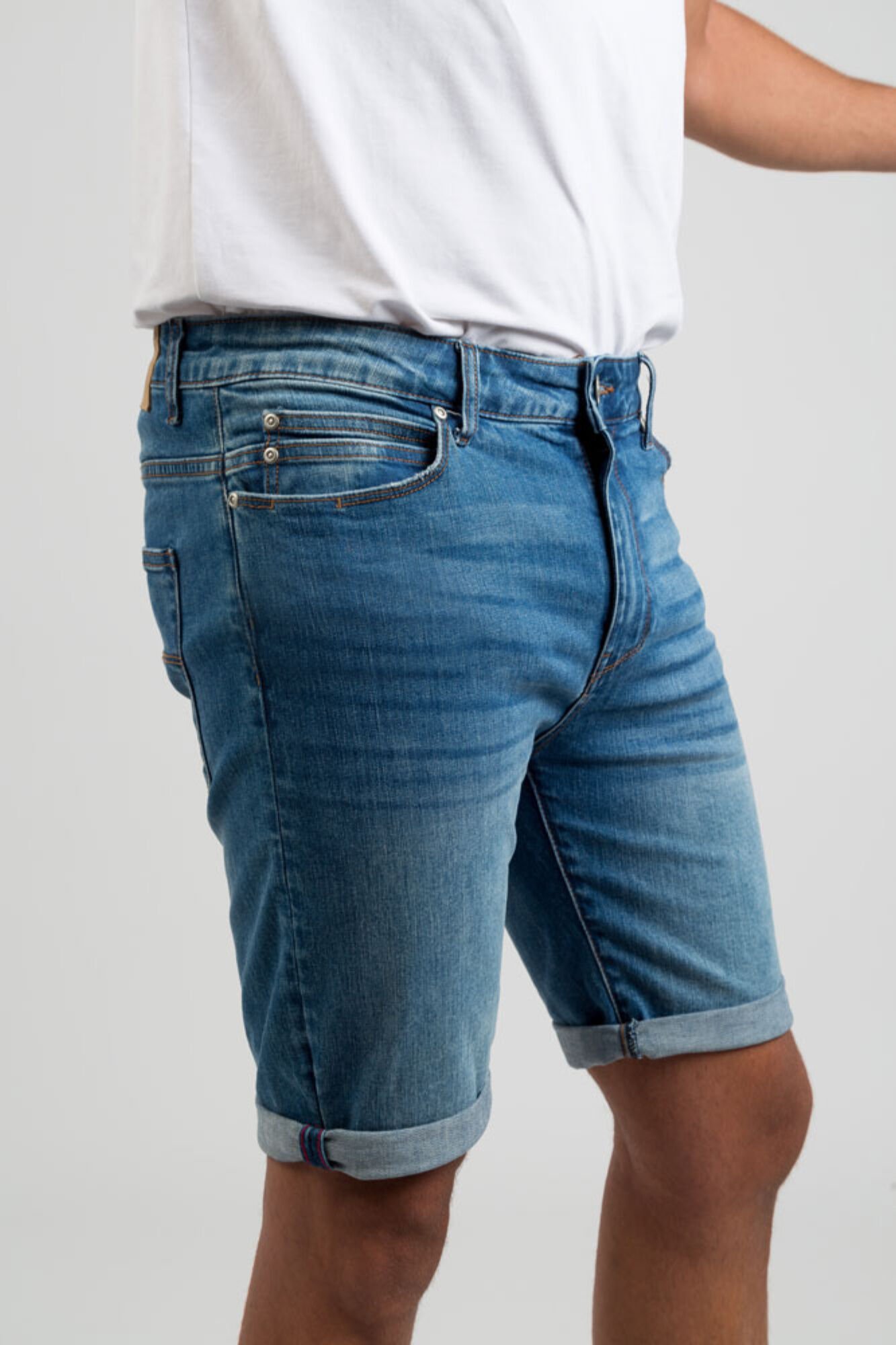 Privata Denim Bermuda shorts