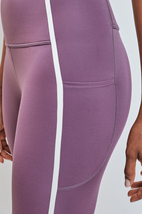 Dash and Stars Legging capri 4D STRETCH gren&aacute; rosa