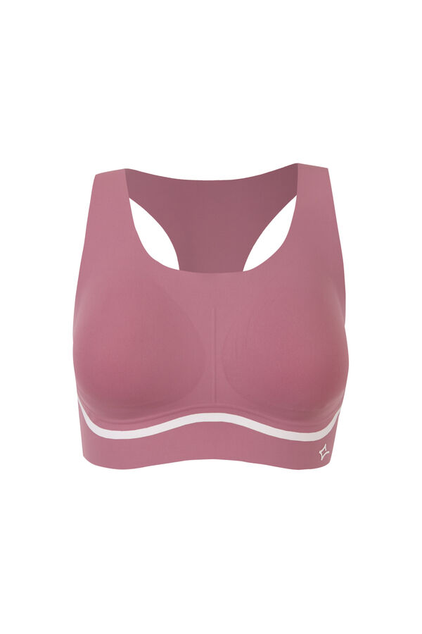 Dash and Stars Sujetador deportivo COMPRESSIVE rosa rosa