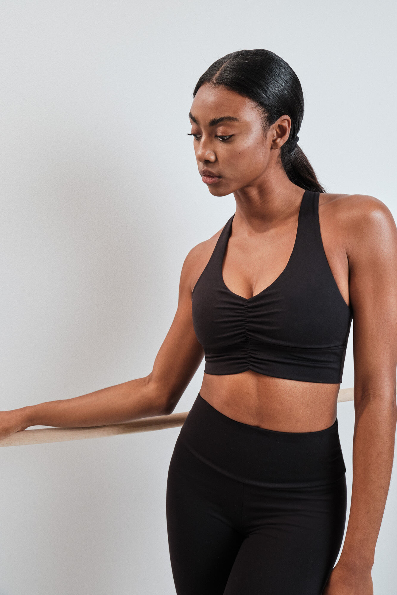 Dash and Stars Sujetador deportivo SOFT MOVE negro