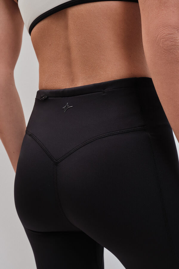 Dash and Stars Legging comprida 4D STRETCH preta preto