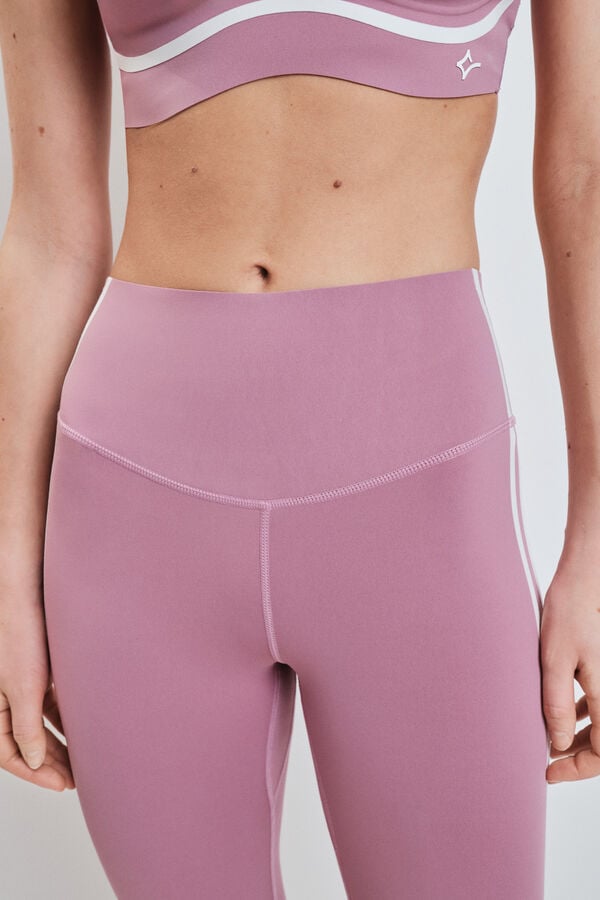 Dash and Stars Legging COMPRESSIVE pirata rosa rosa